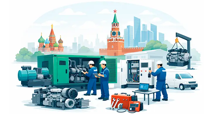 Ремонт и обслуживание ДЭС в Москве