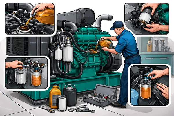 ТО-1 дизельного генератора